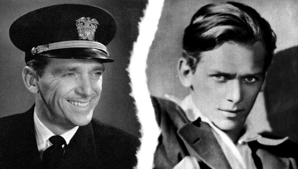 Douglas Fairbanks Jr. – aktor i oficer marynarki USA.
W 1928 r. i podczas II wojny światowej.
Źródła: Wikimedia Commons / U.S. Navy (domena publiczna)