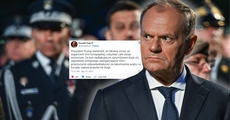 "Lepsza prawda niż iluzje". Tusk o słowach Trumpa