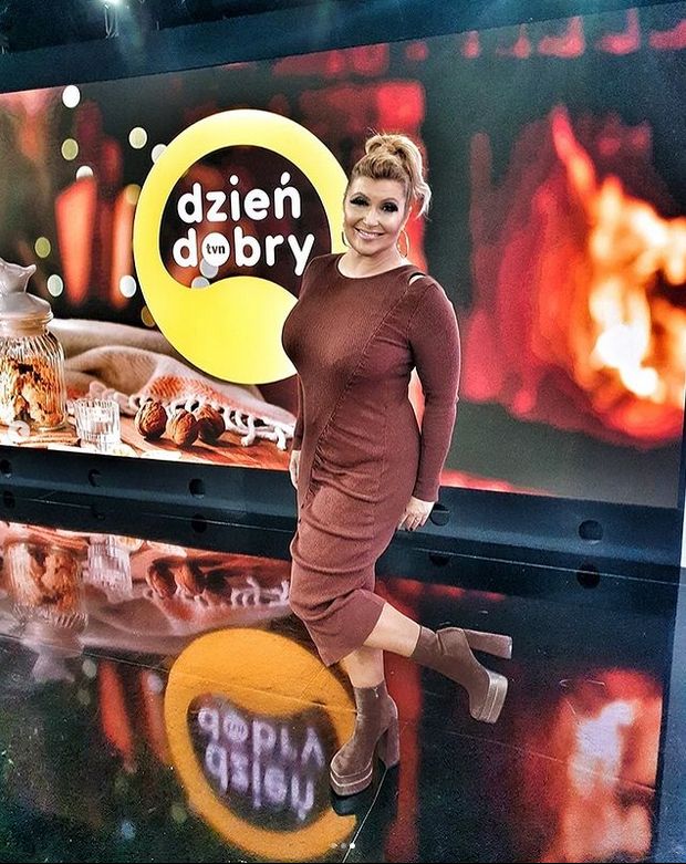 Katarzyna Skrzynecka pochwaliła się wizytą w "Dzień dobry TVN"