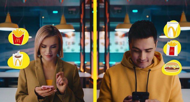 W McDonald's można komponować indywidualne oferty. W reklamie Maffashion i Rezigiusz (wideo)