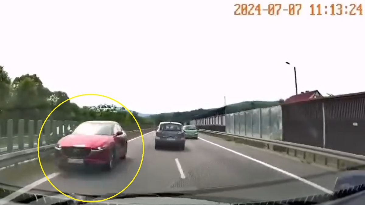 63-latka jechała Zakopianką pod prąd