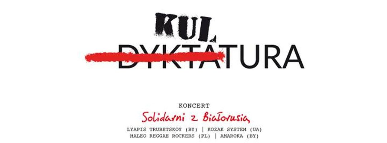 Koncert "Solidarni z Białorusią" na Krakowskim Przedmieściu