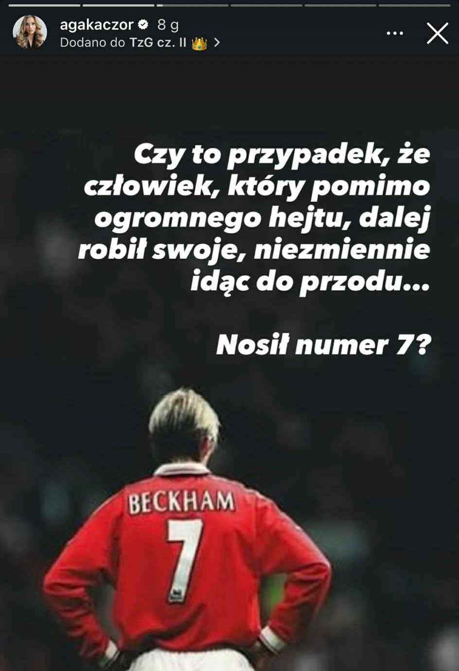 Kaczorowska i Rogacewicz porównują się do Beckhama?