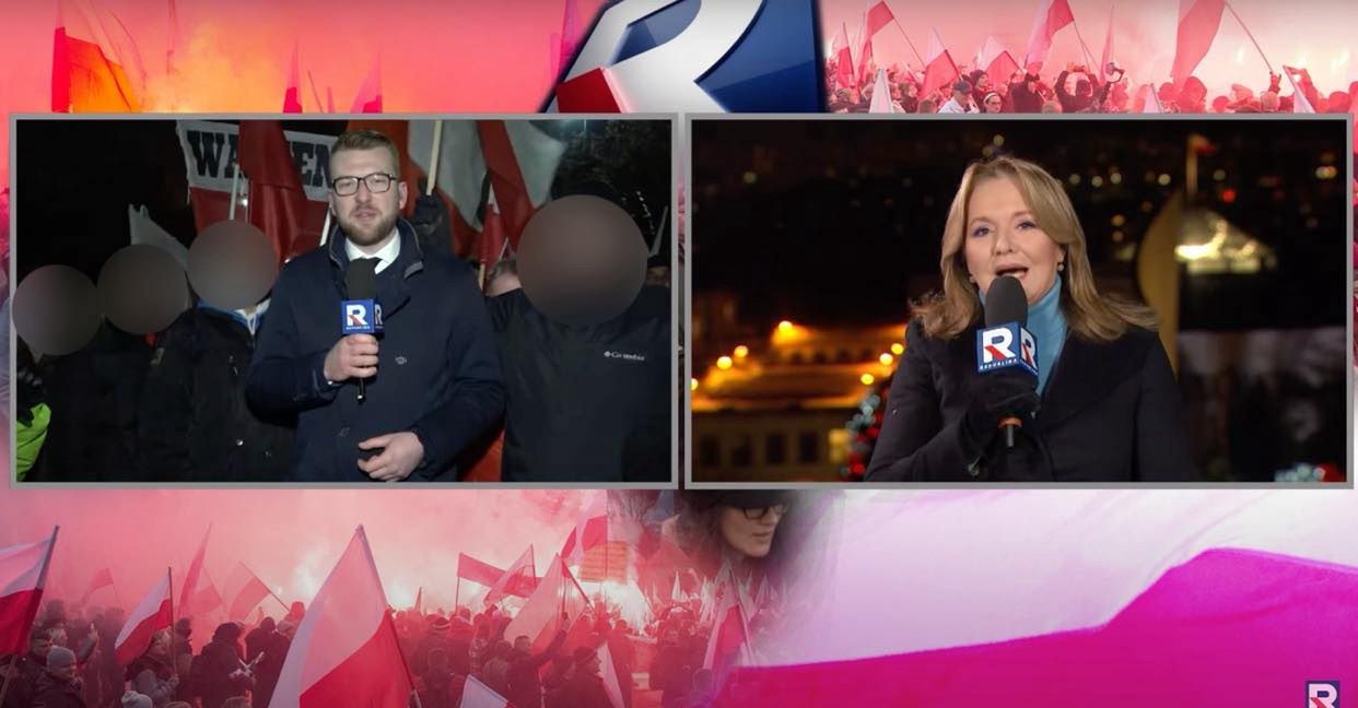 Danuta Holecka i Adrian Borecki