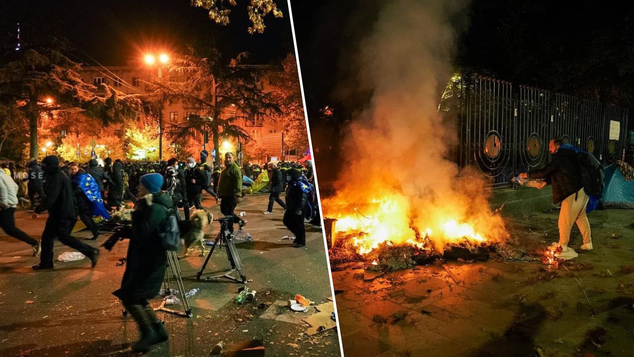 Zawrzało w Gruzji. Protestujący starli się z policją