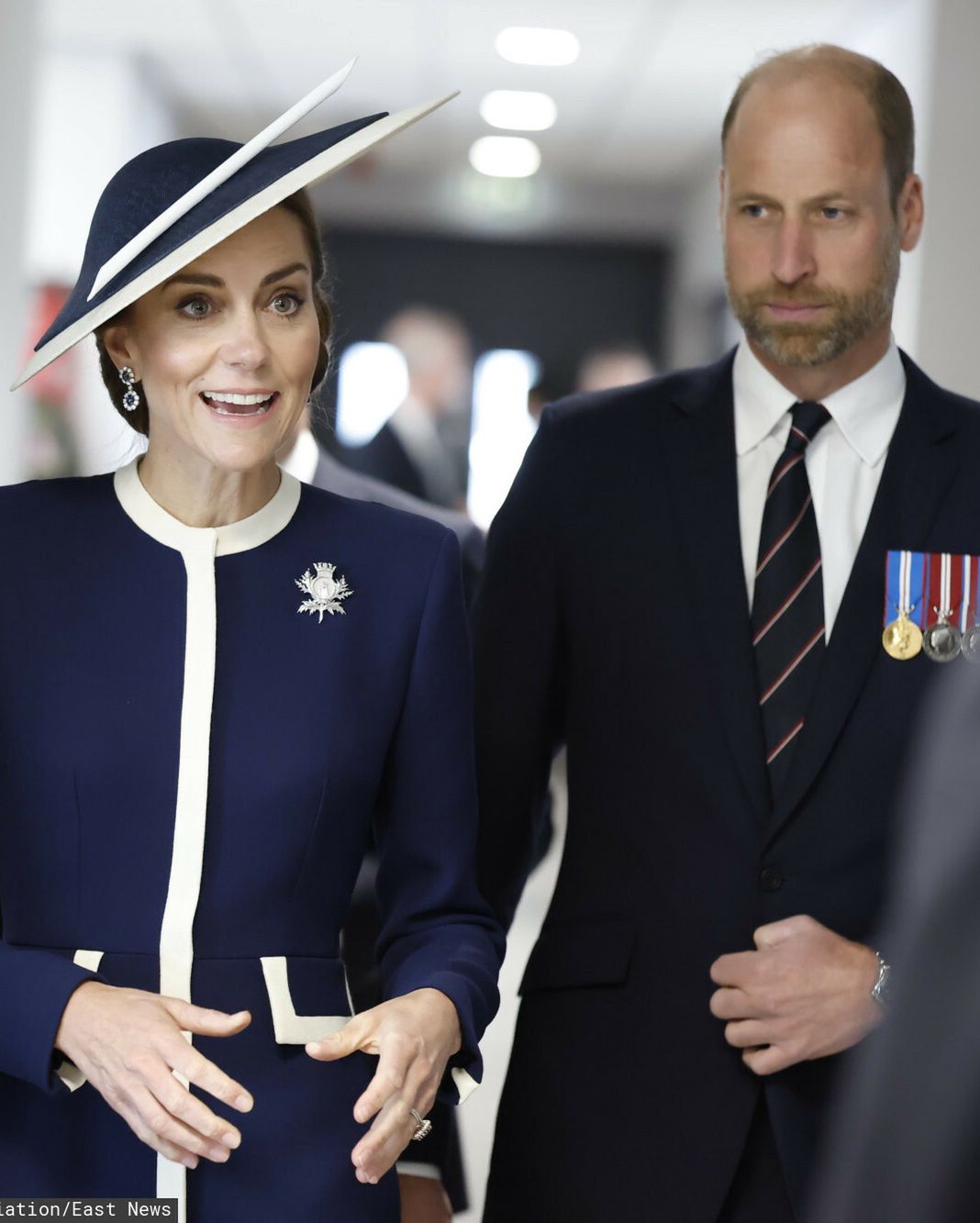 Stylowa księżna Kate odwiedziła Glasgow z księciem Williamem. Zarejestrowano UROCZĄ interakcję pary z fanką (WIDEO)