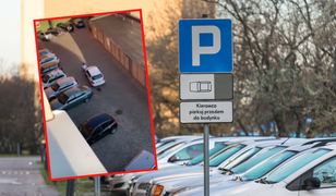 Poznań. Od parkingowej stłuczki do potrącenia świadka. Jest nagranie