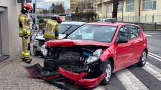 Przemyśl: Wypadek na skrzyżowaniu. Jedna osoba trafiła do szpitala