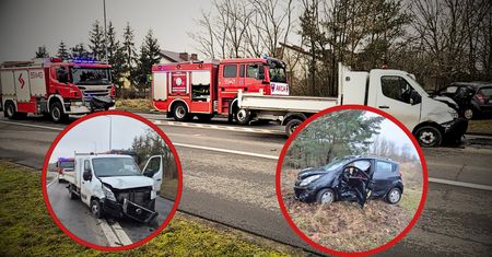 Starszy kierowca wyjechał wprost pod Iveco. Dwie osoby w szpitalu