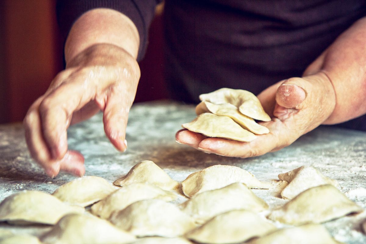 Ulepione pierogi - Pyszności