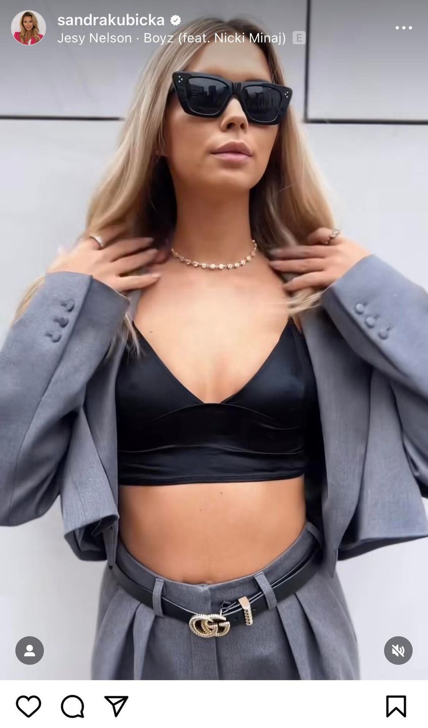 Sandra Kubicka wybiera delikatną biżuterię 