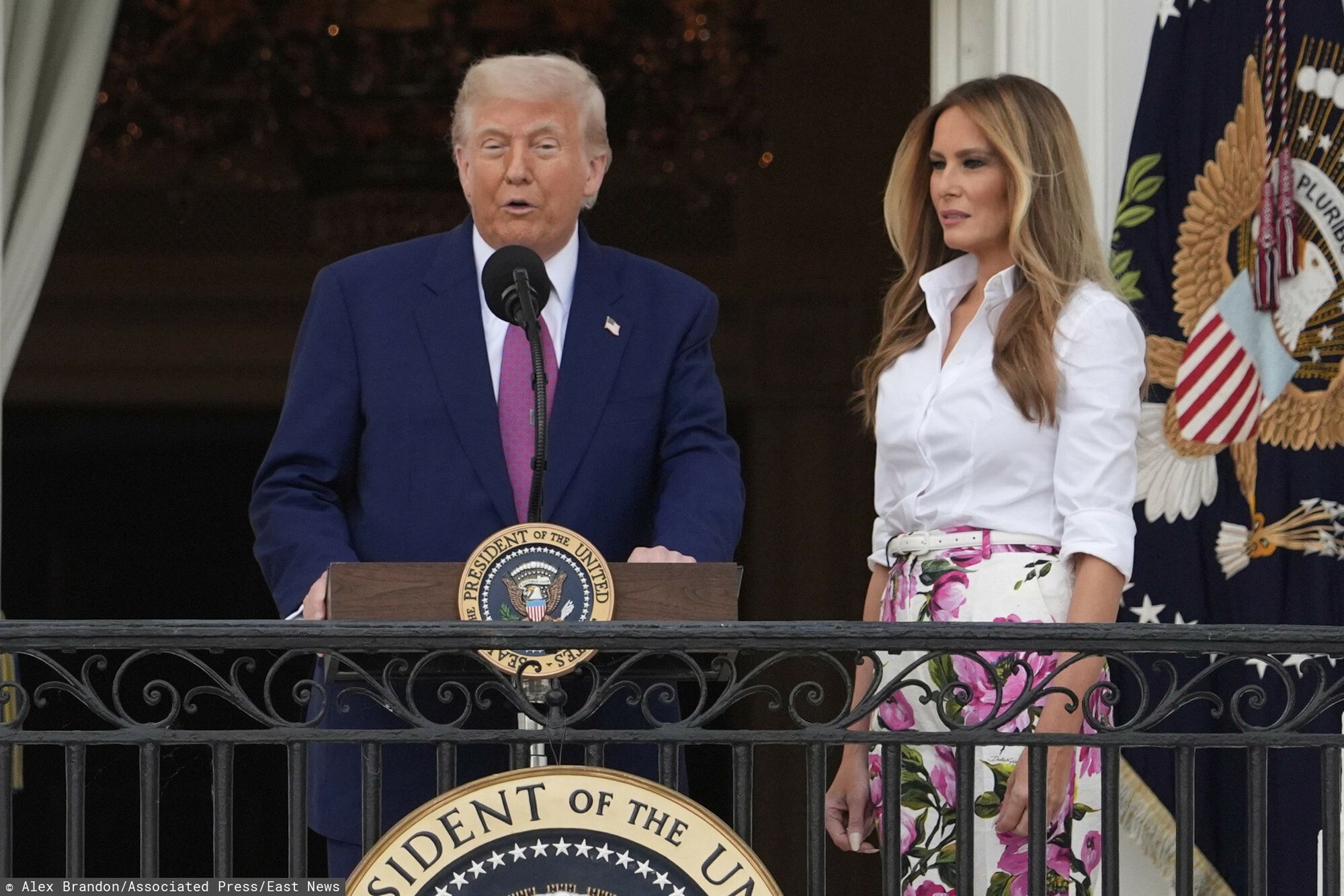 Donald i Melania Trumpowie 