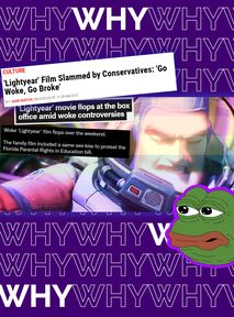 "Woke LGBTQ+" Buzz Astral jest wtopą w box office? Nie do końca. Ale wygrał kiepski Jurassic World…