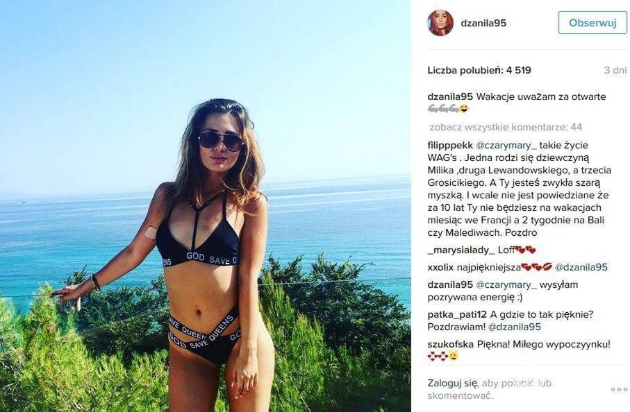 Jessica Ziółek są na wakacjach w Grecji