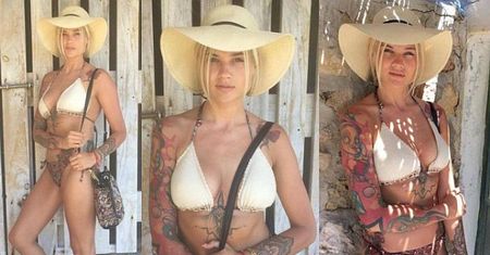 Karolina Gilon w bikini na Ibizie