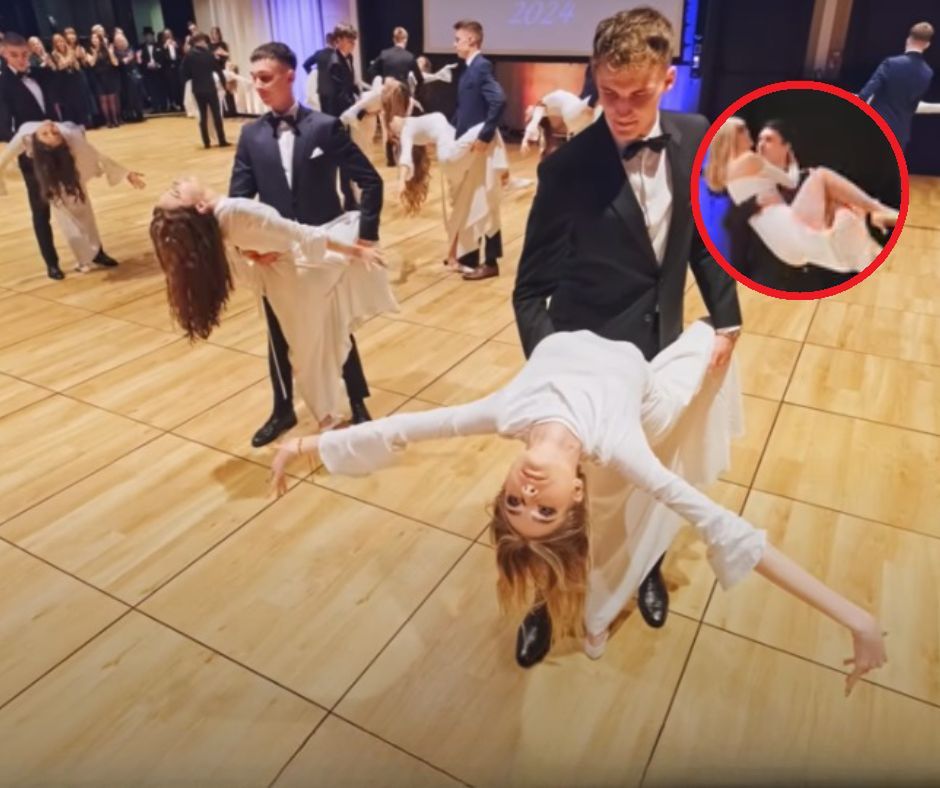 "Coś cudownego". Nietypowy taniec na studniówce podbił sieć