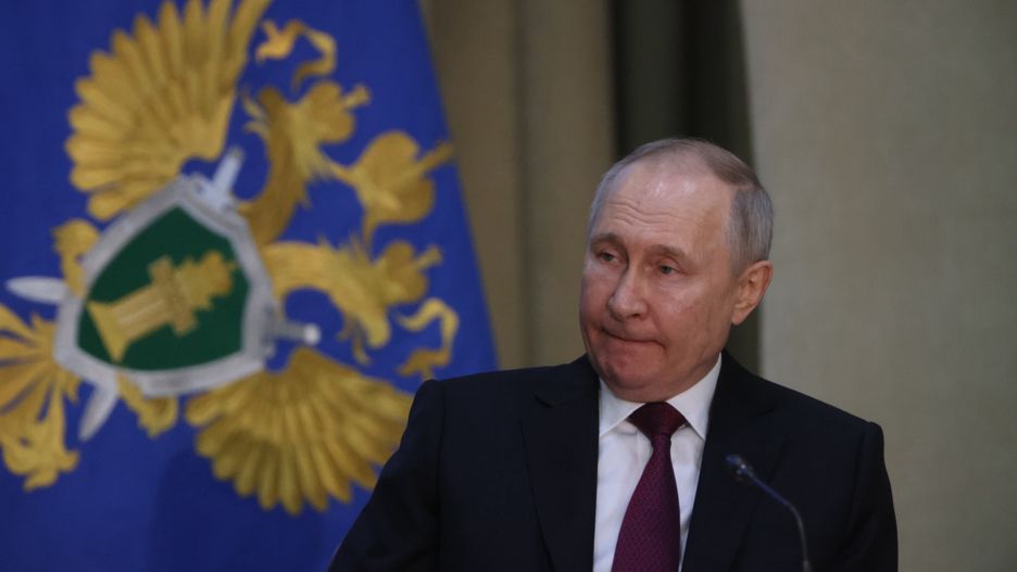Russian President Putin Attends Annual Prosecutors Meeting In Moscow
MOSCOW, RUSSIA - MARCH 15: (RUSSIA OUT) Russian President Vladimir Putin is seen during his annual meeting with prosecutors on March 15, 2023, in Moscow, Russia. Putin instructed the Prosecutor General's Office to actively protect the rights of participants of the so called Special Military Operation in Ukraine. (Photo by Contributor/Getty Images)
Contributor