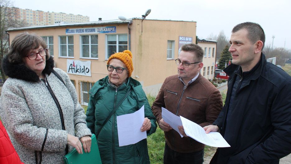 2025-10-27 Koszalin, Na Skatpie - protest