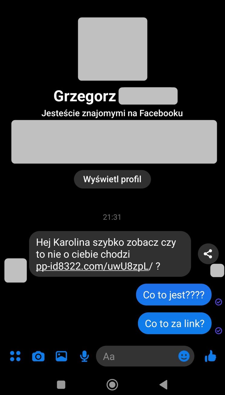 Atak przez Messengera