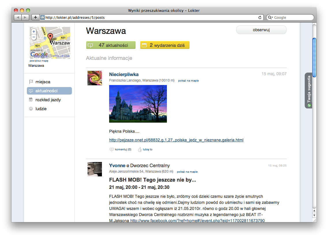 Lokter.pl - polski Foursquare? 4