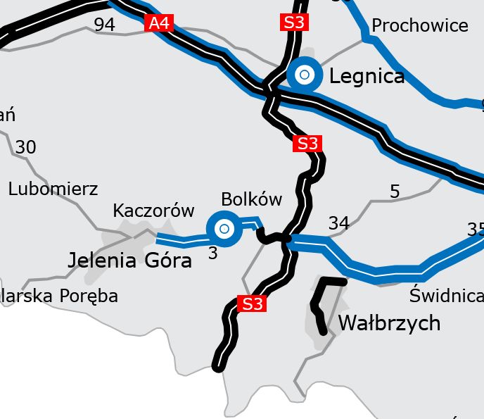Droga ekspresowa S3 na Dolnym Śląsku