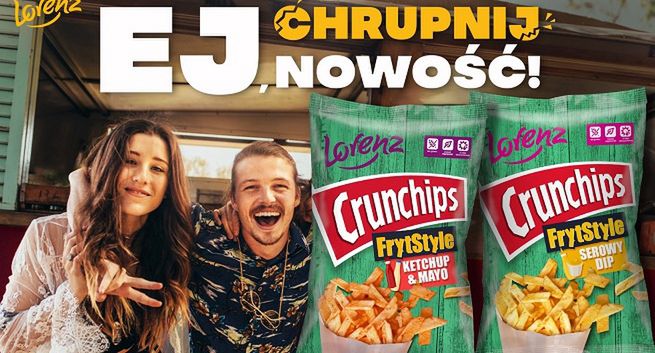 Lorenz wprowadza chipsy w kształcie frytek, promuje je w kampanii