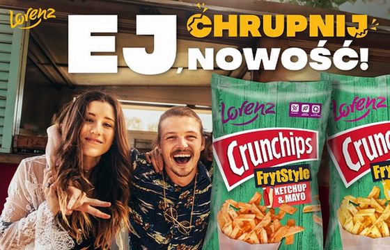 Lorenz wprowadza chipsy w kształcie frytek, promuje je w kampanii