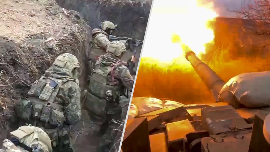 Rosjanie w natarciu w Ukrainie