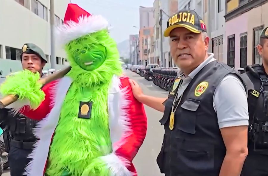 Grinch w szeregach policji