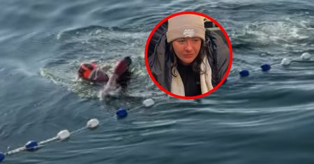 Płynęła 58 godzin wpław. Tak wyglądała po wyjściu z wody