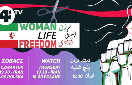 4Fun.TV z komunikatem wspierającym Iranki w wojnie o wolność (wideo)