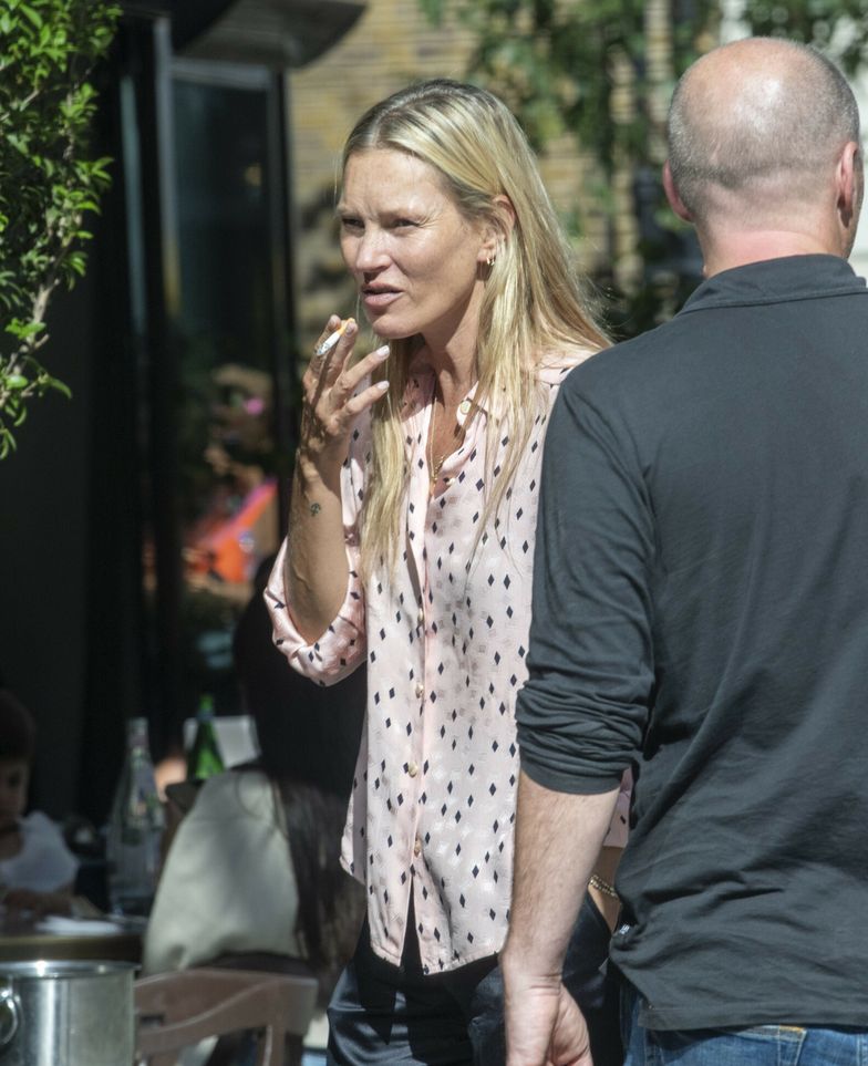 Kate Moss bez makijażu