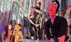 Niezwykła szopka w Niemczech. "Powinien gdzieś tu być ten bandyta"