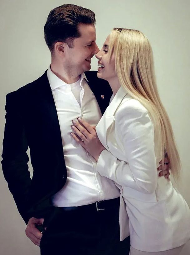 Marianna Schreiber i Piotr Korczarowski
