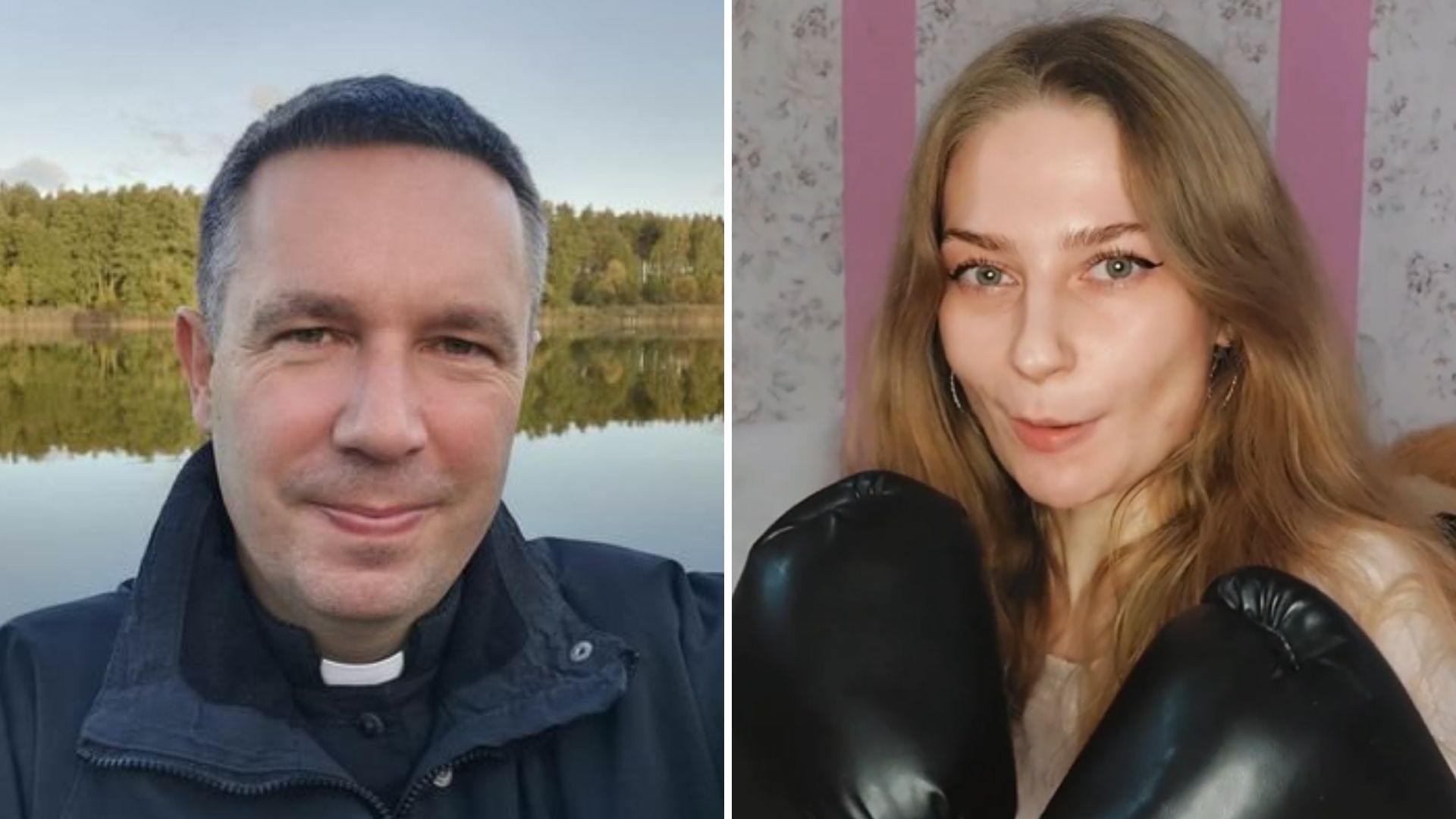 Ks. Daniel Wachowiak i Najka będą mieli dramę? (fot. X, Instagram)