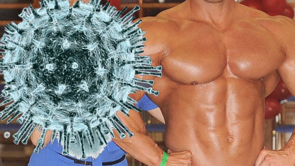 Koronawirus drastycznie zmienił ciało super fit mężczyzny. Teraz wygląda jak chudzinka