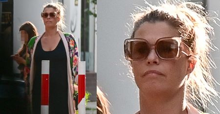Ciężarna Maria Konarowska i jej partner wracają z zakupów z dorodnym arbuzem i papierem toaletowym (ZDJĘCIA)