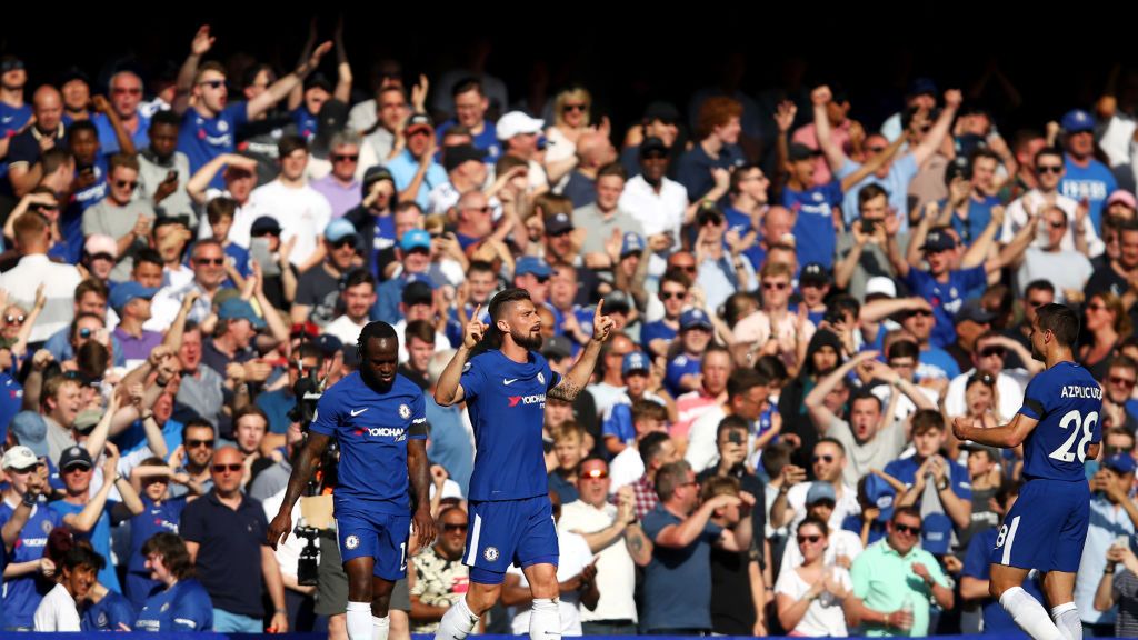 Getty Images / Julian Finney / Victor Moses (z lewej), Olivier Giroud