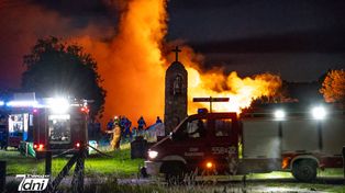 Krostkowo: Groźny pożar. Interweniowało aż siedem jednostek straży