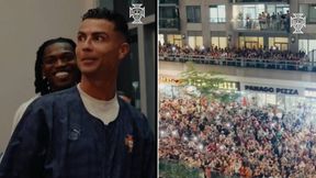 Sceny po wygranej Portugalii. Ronaldo wyszedł do tłumu