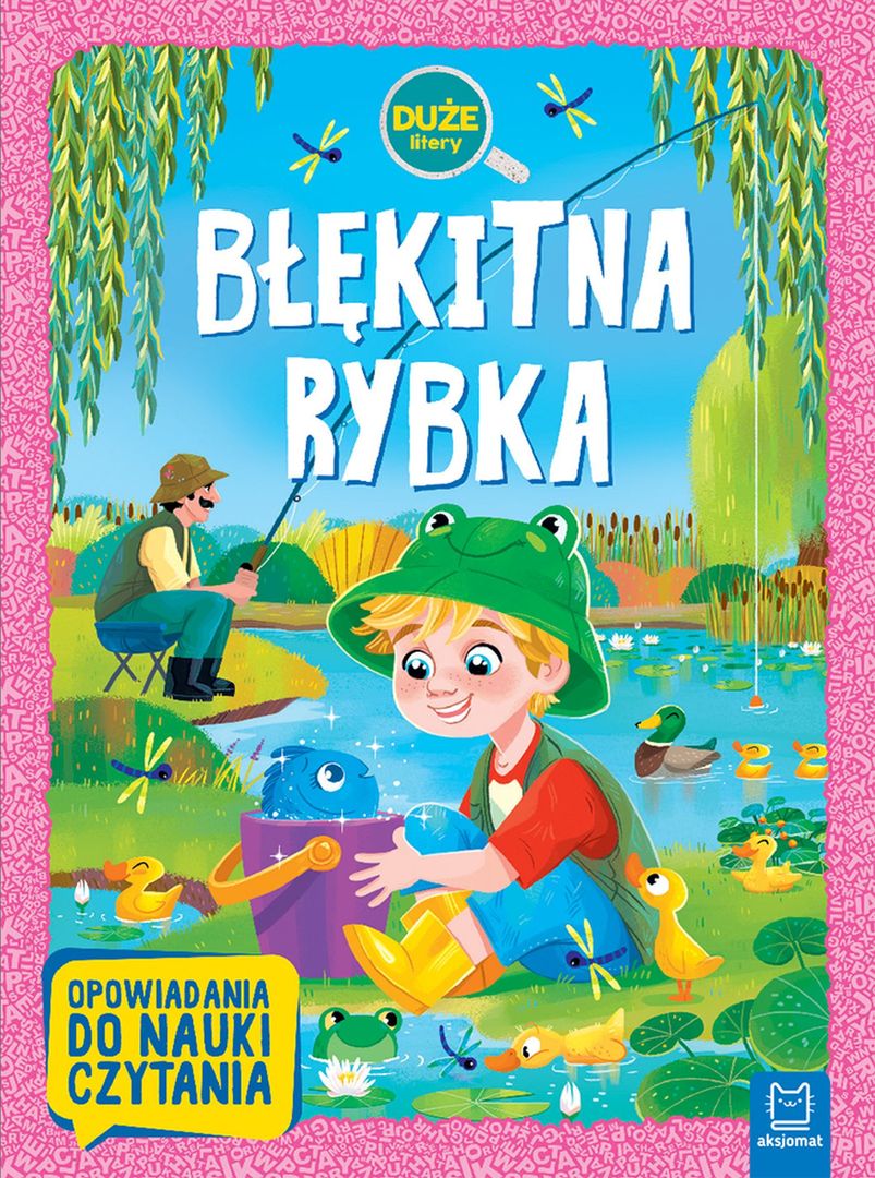 Opowiadania Dla Dzieci Do Czytania Błękitna rybka. Duże litery. Opowiadania do nauki czytania - książka