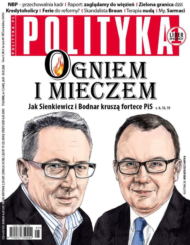 Okładka tygodnika "Polityka"