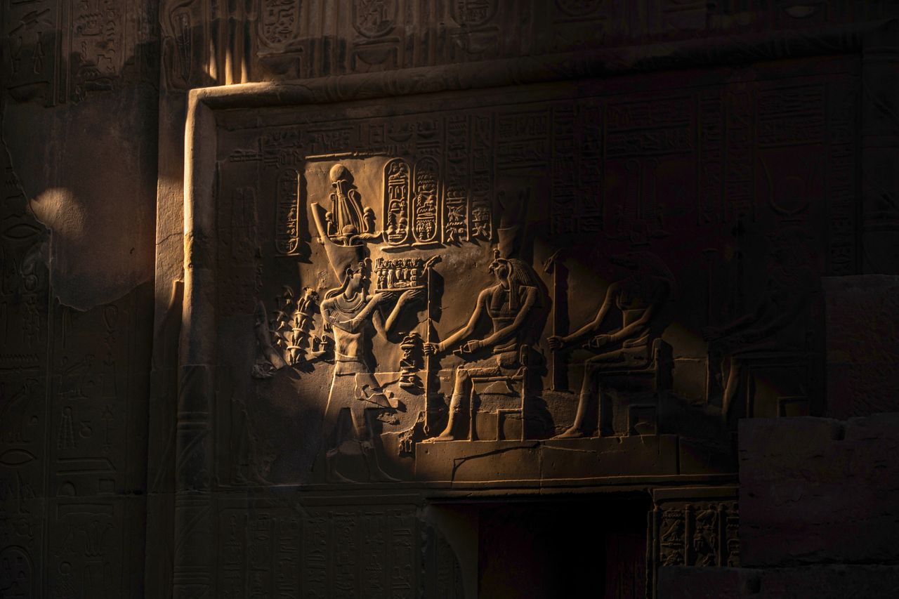 Hieroglyphs conceal knowledge about ancient Egypt - illustrative photo