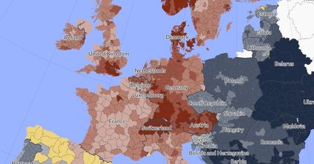 Mapa biedy i bogactwa. Tak wyglądamy na tle Europy