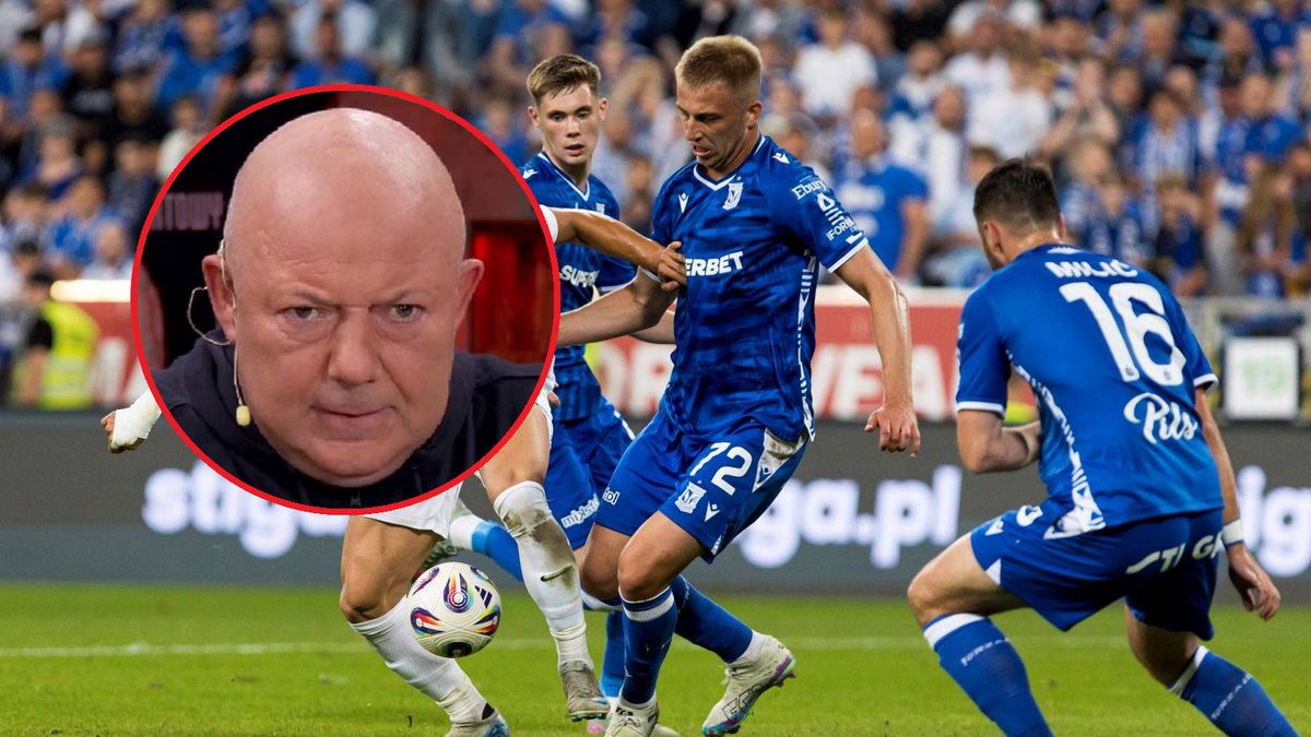 Getty Images / Adam Ciereszko / Photonews/ YouTube Kanał Sportowy / Na dużym zdjęciu piłkarze Lecha Poznań, na małym Wojciech Kowalczyk