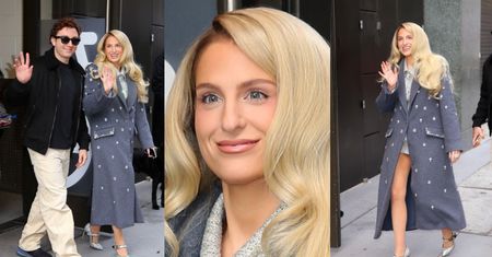 Szczuplejsza o 30 kg Meghan Trainor w ultrakrótkiej mini macha do fanów z mężem u boku (ZDJĘCIA)