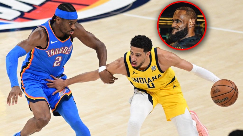 PAP/EPA / MANUELA SOLDI / instagram.com/kingjames/ / Tyrese Haliburton z Indiana Pacers w finałowym meczu NBA
