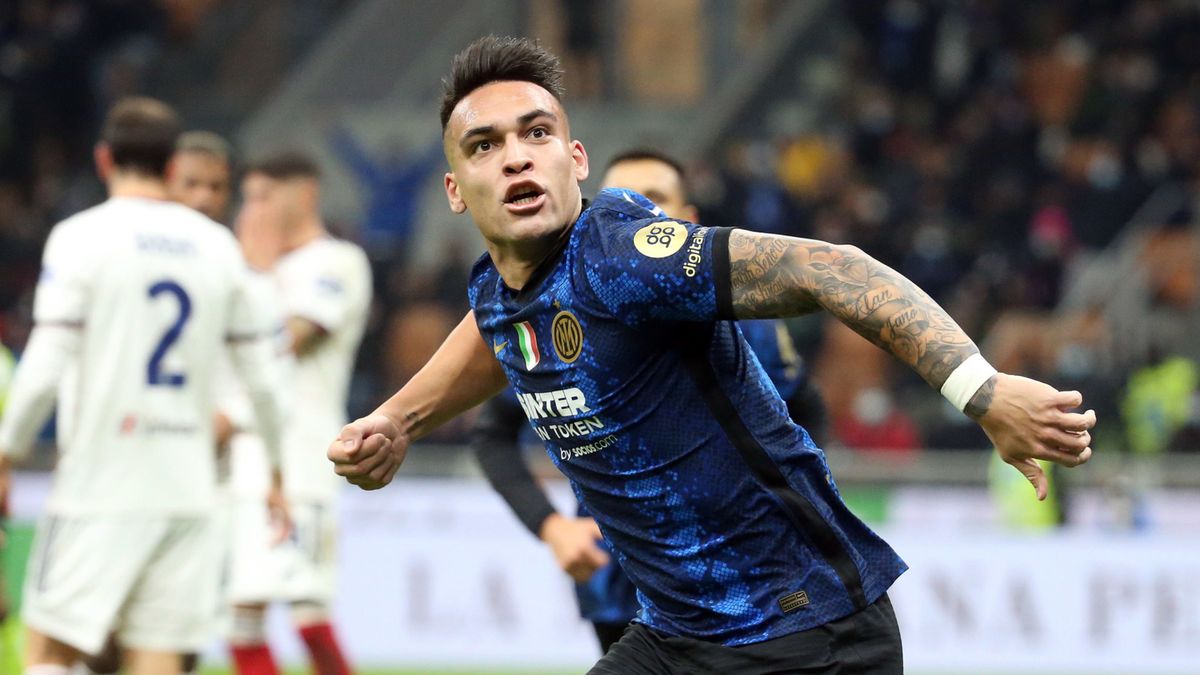 PAP/EPA / MATTEO BAZZI  / Na zdjęciu: Lautaro Martinez