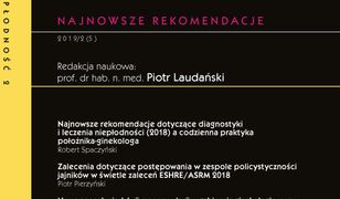 Niepłodność 2. Najnowsze rekomendacje