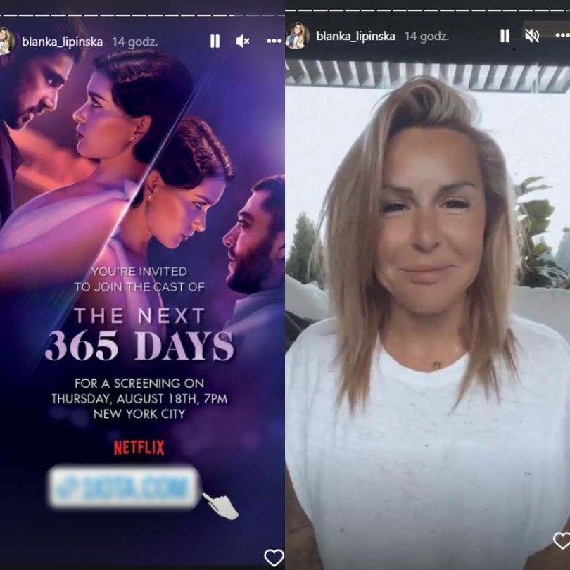 Blanka Lipińska ekscytuje się premierą trzeciej części "365 dni" w Nowym Jorku